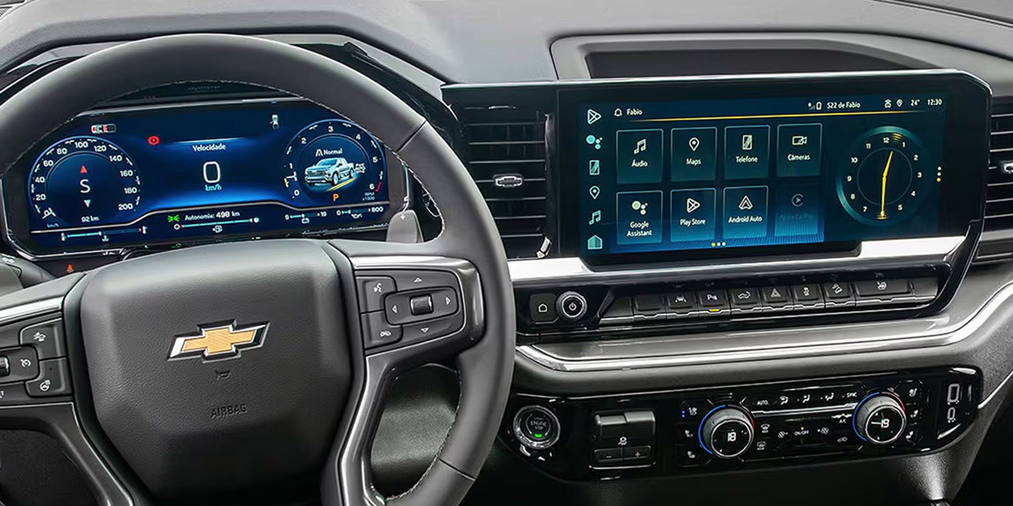 Silverado 2025 possui conectividade e tecnologia de ponta